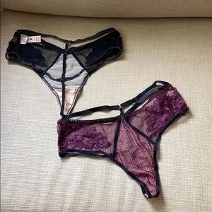 Victoria’s Secret strappy thong panty lot 2